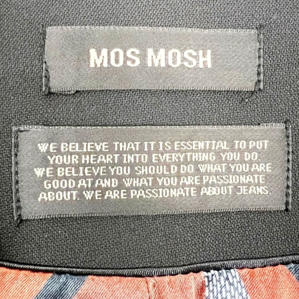 Mos Mosh Blake Celeb Blazer Womens EU 38 | US 6/8 Black Rib Knit Striped Cuffs - Picture 8 of 15